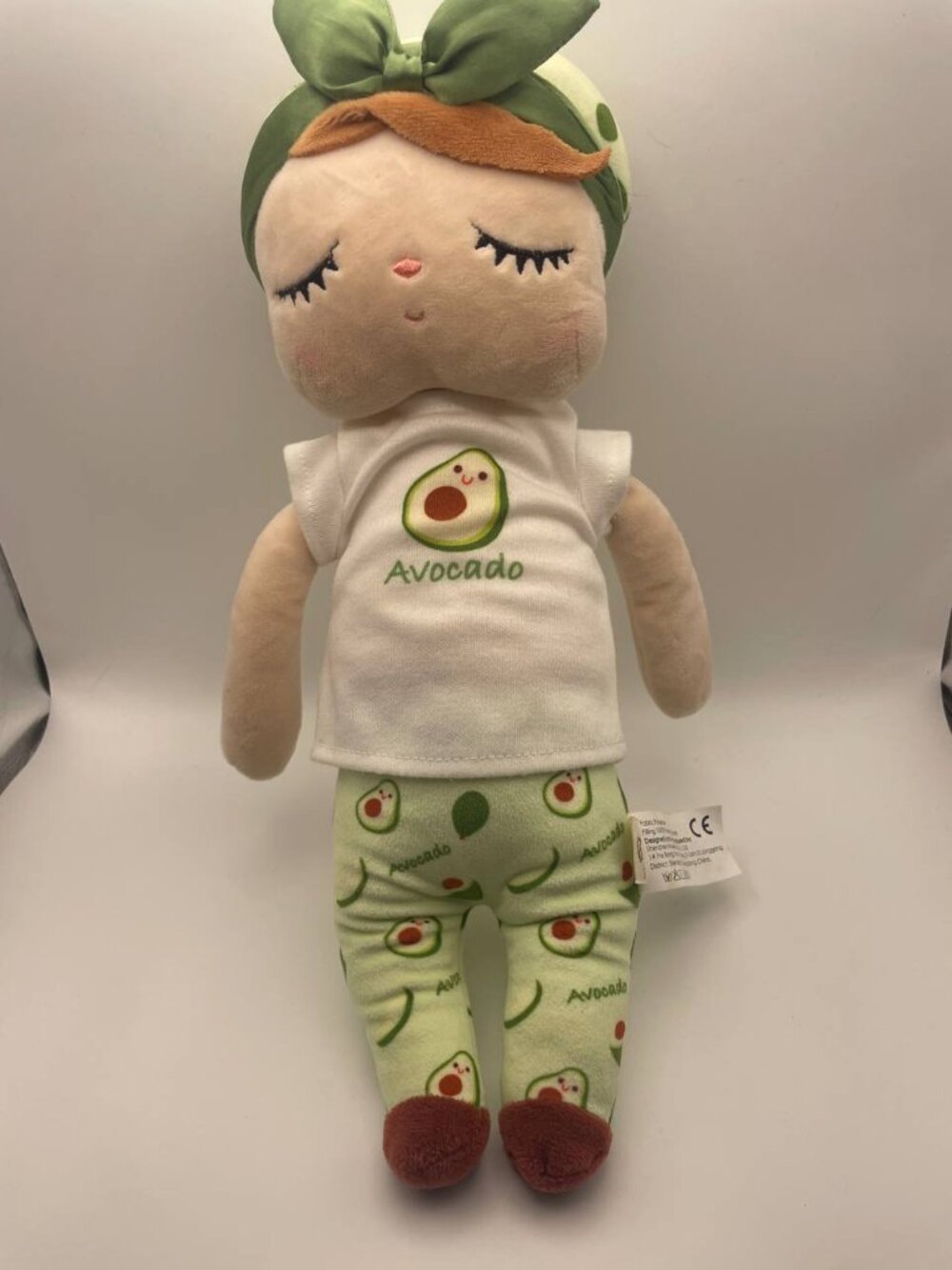 Metoo Avocado Plush Doll with Sweet Sleeping Face | Kidcore Aesthetic